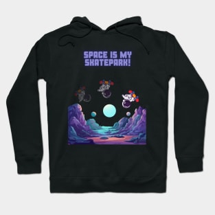 Space Is My Skatepark! Skate Hoodie